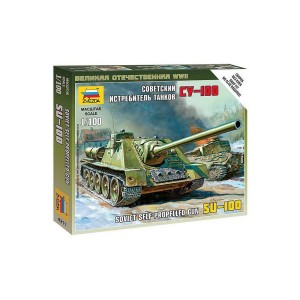 Z6211 1:100 SELF-PROPELED GUN SU-100