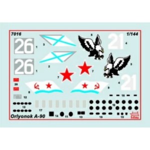 Z7016 1:144 EKRANOPLAN A-90