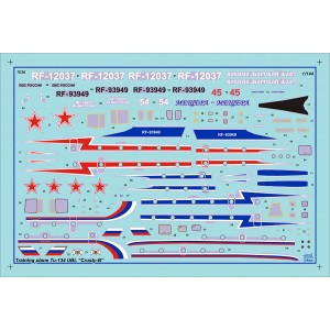 Z7036 1:144 TUPOLEV TU-134 UBL