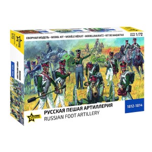 Z8022 1:72 FIGURKI Russian Foot Artillery 1812-15
