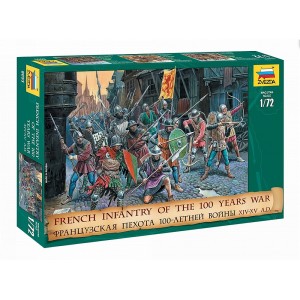 Z8053 1:72 FRENCH INFANTRY 100 YEARS WAR