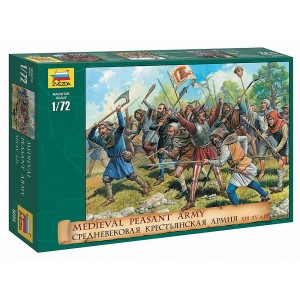Z8059 1:72 MEDIEVAL PEASANT ARMY