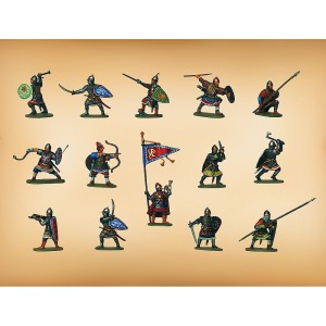 Z8062 1:72 RUSSIAN FOOT WARRIORS 13-14th