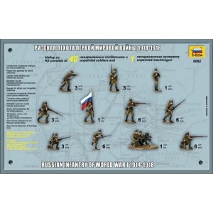 Z8082 1:72 RUSSIAN INFANTRY WWI
