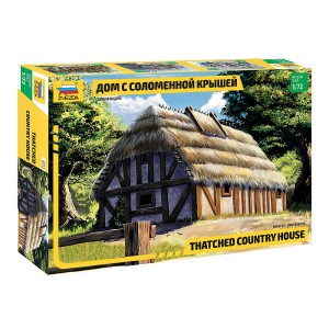 Z8532 1:72 EUROPEAN THATCHED COUNTRY HOUSE