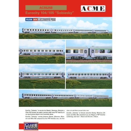 AC55258 1:87 ZEST.4 wag. Eurocity Sobieski, ep.VI