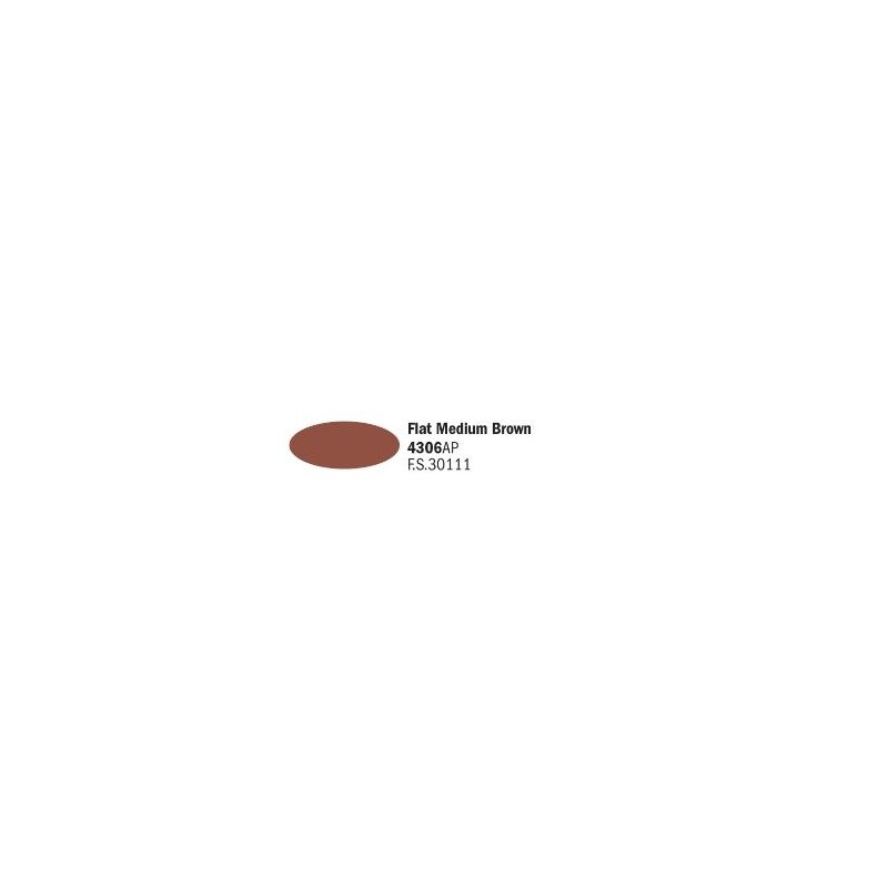 4306AP AKRYL - FLAT MEDIUM BROWN