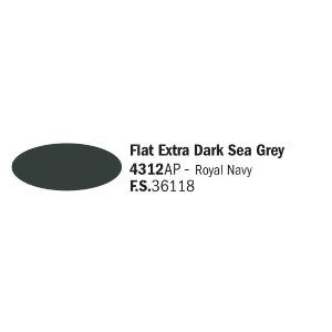 4312AP AKRYL - FLAT EXTRA DARK SEA GREY