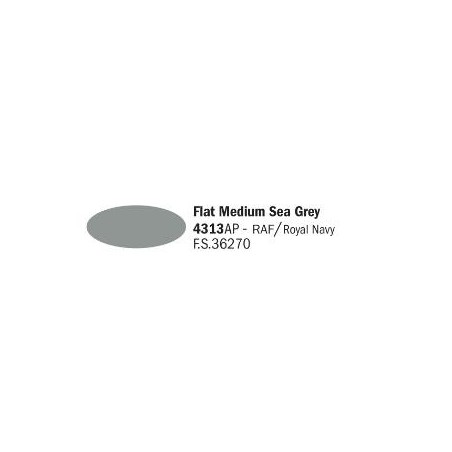 4313AP AKRYL - FLAT MEDIUM SEA GREY