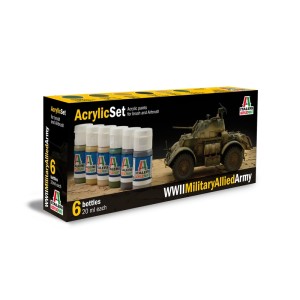 440AP ZESTAW FARB: WWII MILITARY ALLIED ARMY
