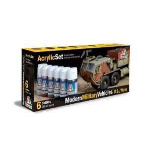 442AP ZESTAW FARB: MODERN MILITARY VEHICLES (U.S./