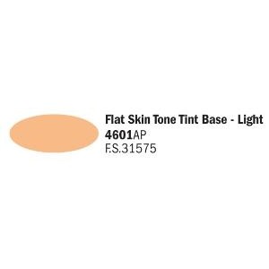 4601AP AKRYL - FLAT SKIN TONE TIN BASE - LIGHT