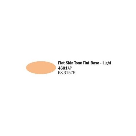 4601AP AKRYL - FLAT SKIN TONE TIN BASE - LIGHT
