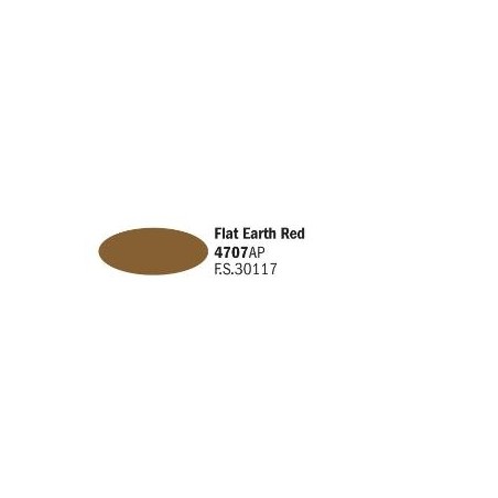 4707AP AKRYL - FLAT EARTH RED