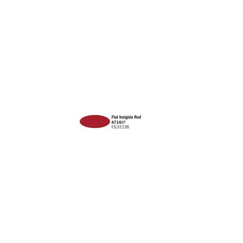 4714AP AKRYL - FLAT INSIGNIA RED
