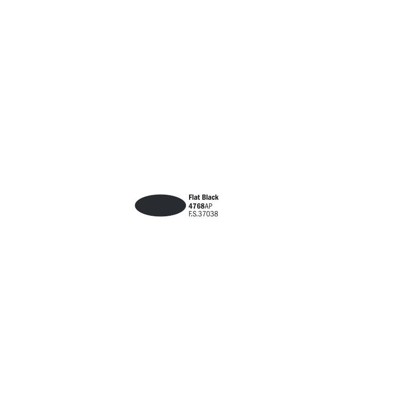 4768AP AKRYL - FLAT BLACK