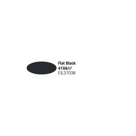 4768AP AKRYL - FLAT BLACK