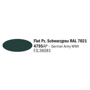 4795AP AKRYL - FLAT PZ. SCHWARZGRAU RAL 7021