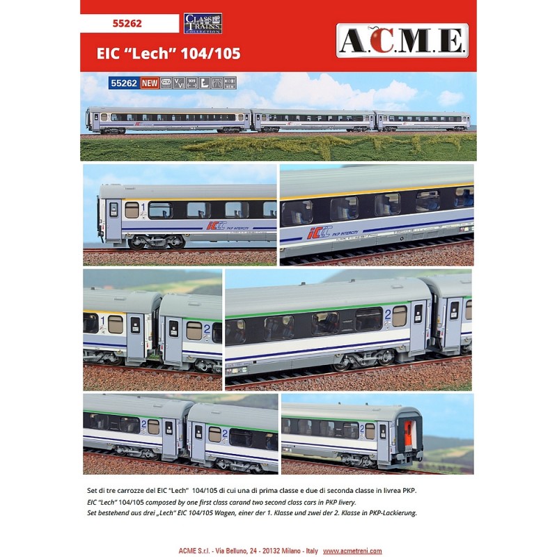 AC55262 1:87 zest.3 wag.EIC "Lech" 104/105,ep.V-VI