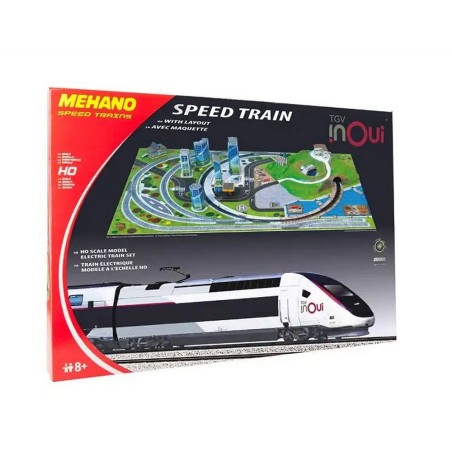 MET872 1:87(H0) ZESTAW STARTOWY: TGV INOUI LAYOUT