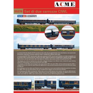 AC55278 1:87 ZEST.2 wag. MU,CIWL, GERANCE FS 1981
