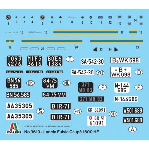 I3619 1:24 LANCIA FULVIA COUPE 1.6 "FANALONE"