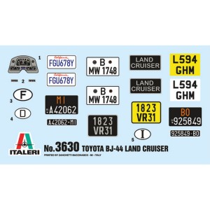 I3630 1:24 TOYOTA LAND CRUISER BJ44 SOFT/HARD TOP