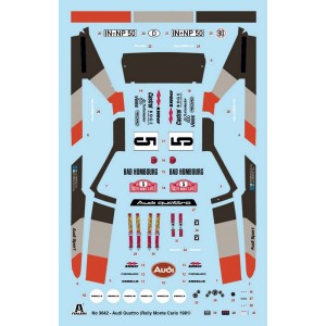 I3642 1:24 AUDI QUATTRO RALLY