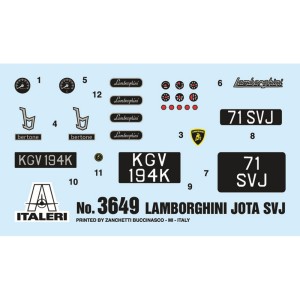 I3649 1:24 LAMBORGHINI MIURA SVJ