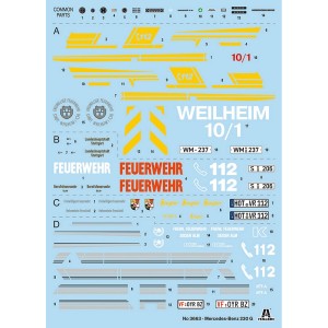 I3663 1:24 MERCEDES BENZ G230 FEUERWEHR