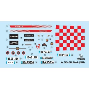 I3674 1:24 FIAT 500 ABARTH