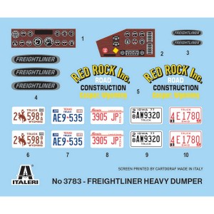 I3783 1:24 FREIGHTLINER HEAVY DUMPER TRUCK