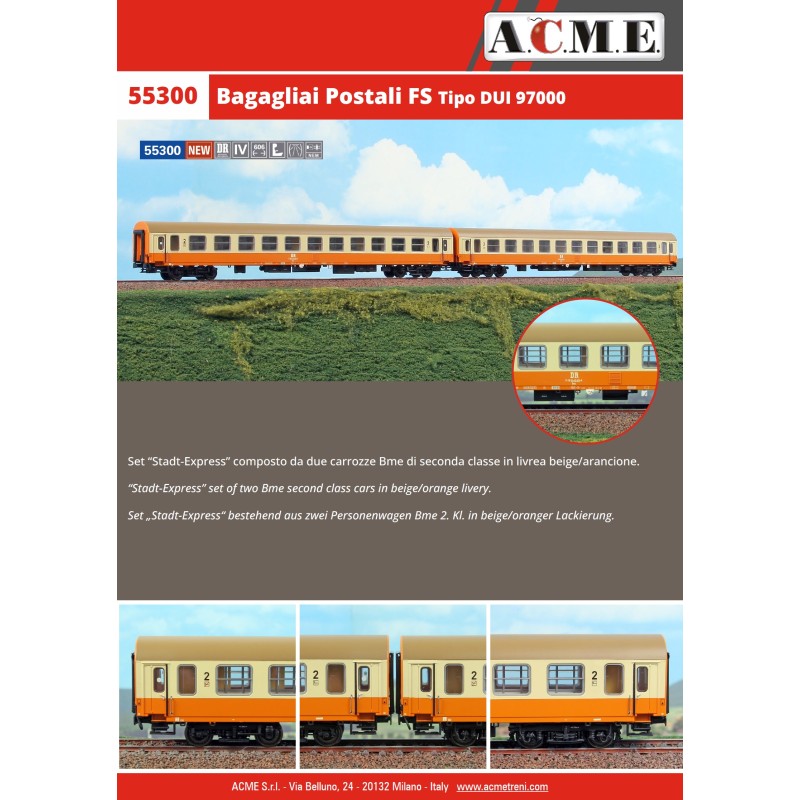 AC55300 1:87 ZEST.2 WAG. "STADT EXPRESS" KL.2