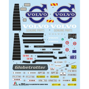 I3945 1:24 VOLVO F16 Globetrotter Canvas Truck
