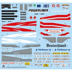 I3956 1:24 MERCEDES BENZ SK 1844 LS V8