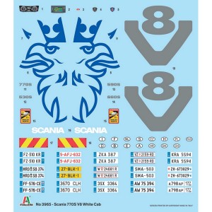 I3965 1:24 SCANIA S770 V8 "WHITE CAB"