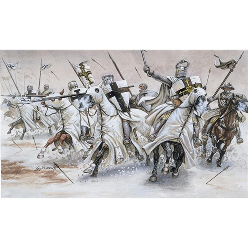 I6019 1:72 FIGURKI-TEUTONIC KNIGHTS XIII CENT