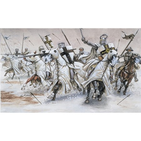 I6019 1:72 FIGURKI-TEUTONIC KNIGHTS XIII CENT