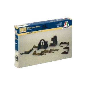 I6087 1:72 WWII - ACCESORIES AND RUINS