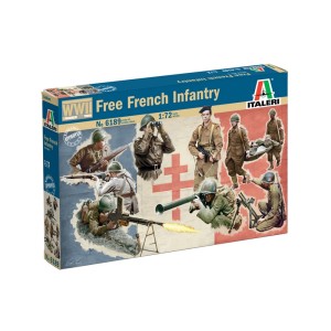 I6189 1:72 FIGURKI-WWII: FREE FRENCH INFANTRY