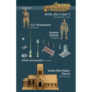 I6199 1:72 BATTLESET: BATTLE OF NORMANDY SAINTE ME