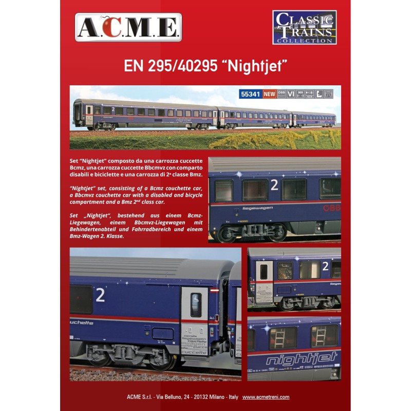 AC55341 1:87 Zest.3 wag.ÖBB Bcmz, Bbcmvz, Bmz 2nd