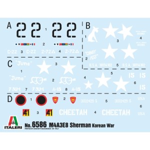 I6586 1:35 M4A3E8 SHERMAN (KOREAN WAR)