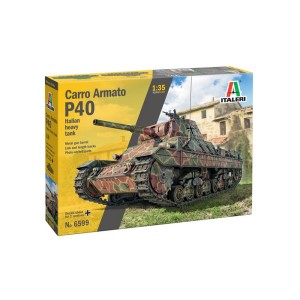 I6599 1:35 CARRO ARMATO P40 ITALIAN HEAVY TANK