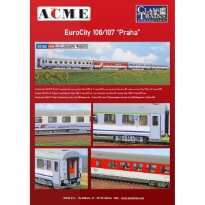 AC55382 1:87 ZEST.4 wag. Eurocity 106/107 "Praha"