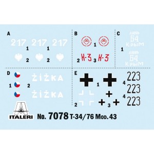 I7078 1:72 T34/76 Model 1943