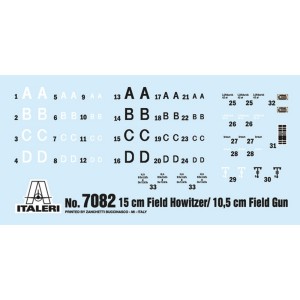 I7082 1:72 15 cm Field Howitzer / 10,5 cm Field Gu