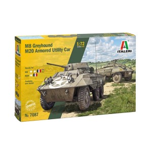 I7087 1:72 M8 GREYHOUND/M20 ARMORED UTILITY