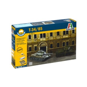 I7515 1:72 T-34/85 RUSSIAN TANK (FAST ASS.)