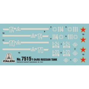 I7515 1:72 T-34/85 RUSSIAN TANK (FAST ASS.)